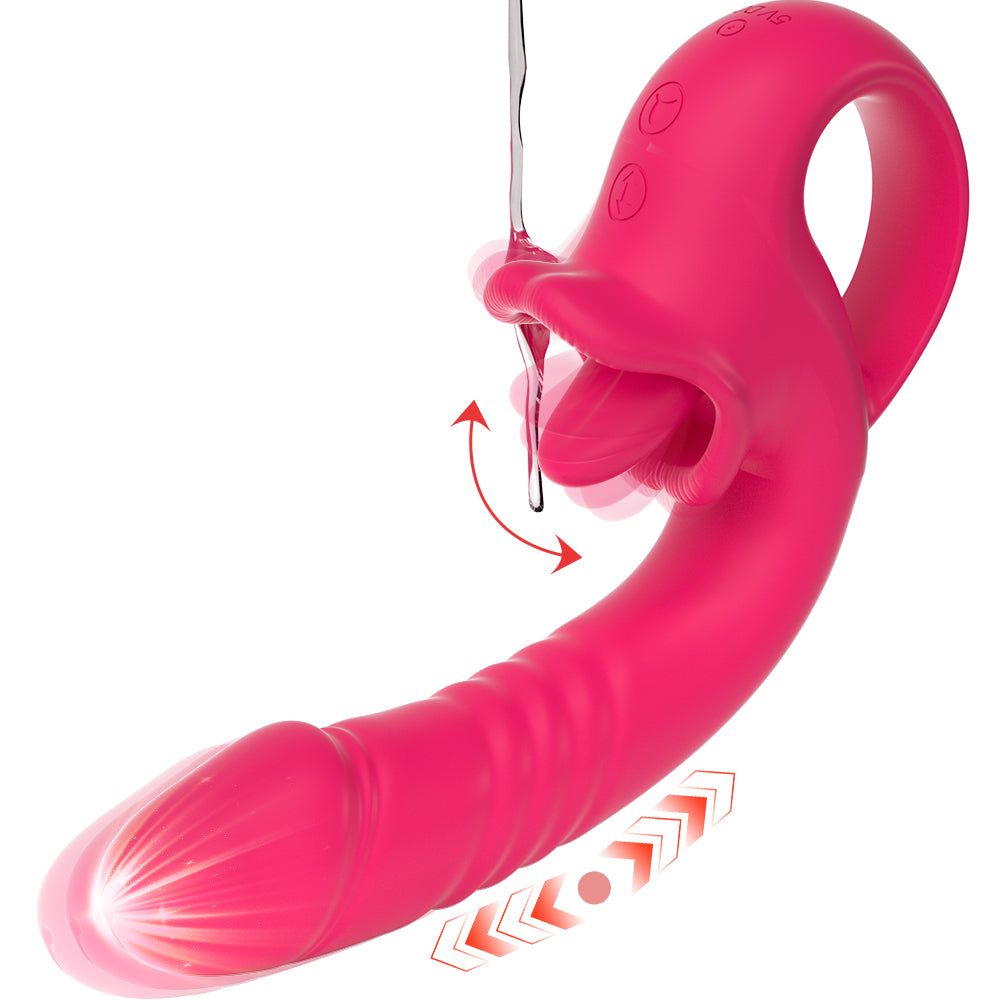 Allure Thrust & Tongue Vibrator