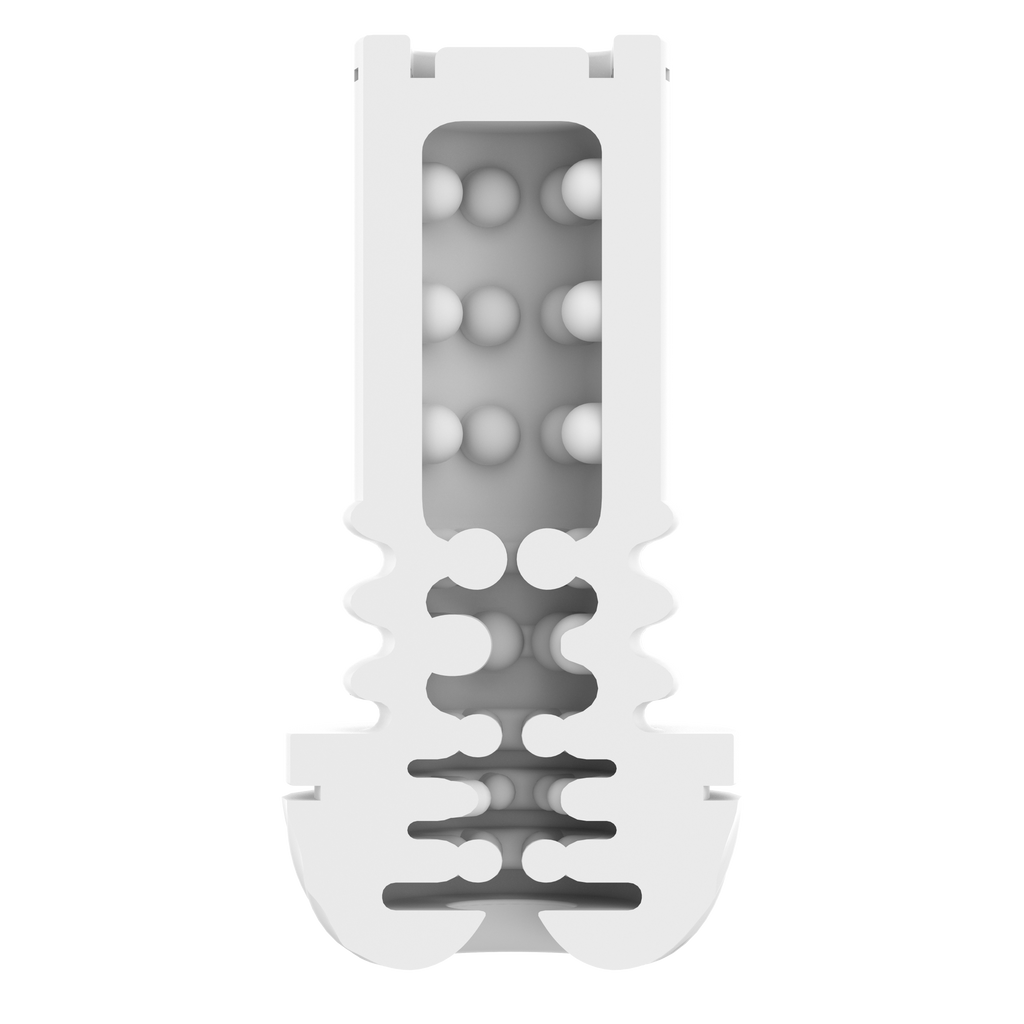Galaxy telescoping male masturbator, rear angle view