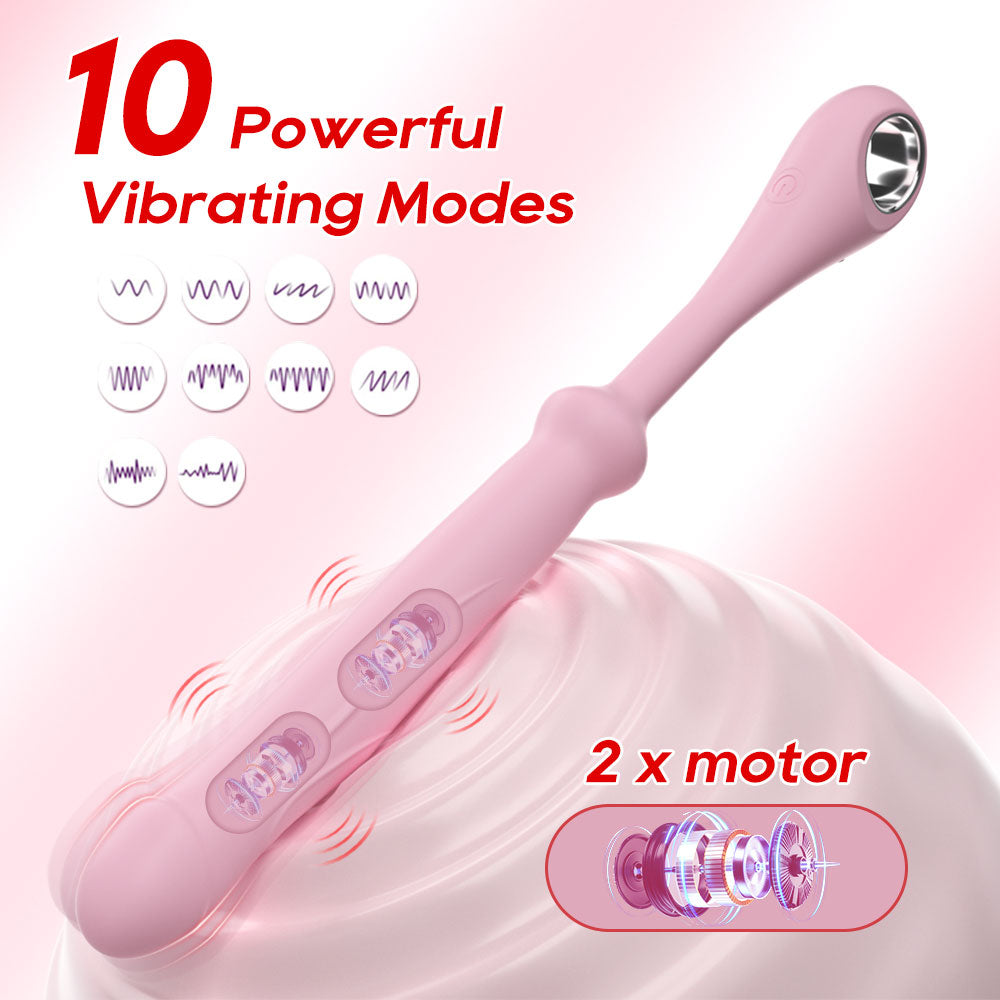 Bendable Vibrating Anal Beads