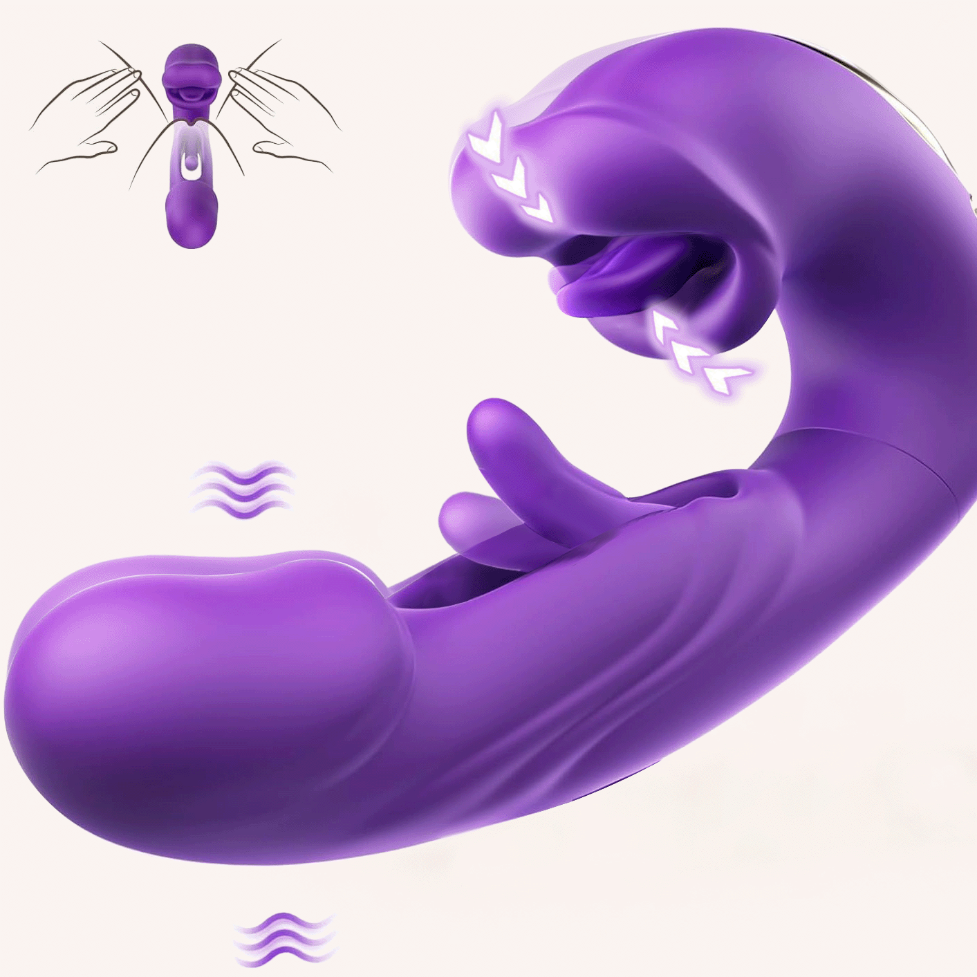 Velvet Kiss Dual Motion Massager