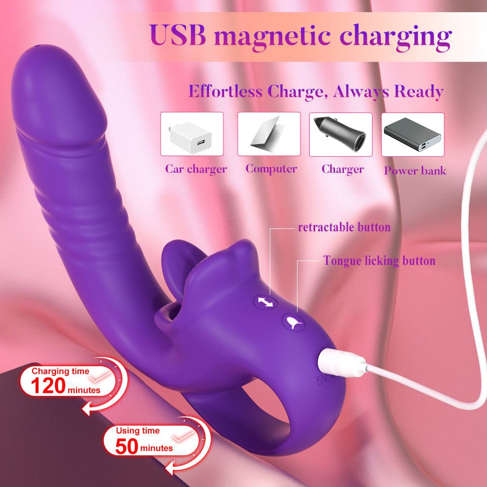 Allure Thrust & Tongue Vibrator