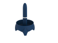 Rocket rotating male masturbator, front view