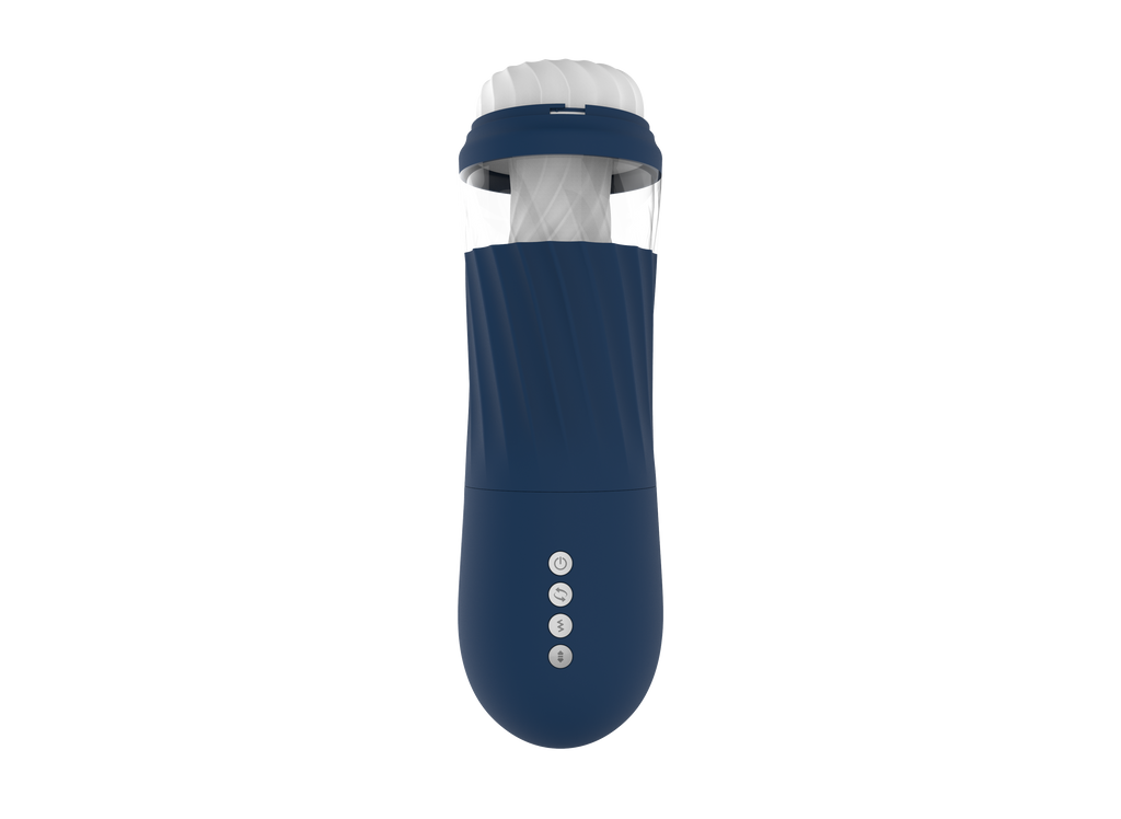 Rocket male masturbator, rear view