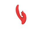Dragon Tongue Licking Vibrating Wand - Red