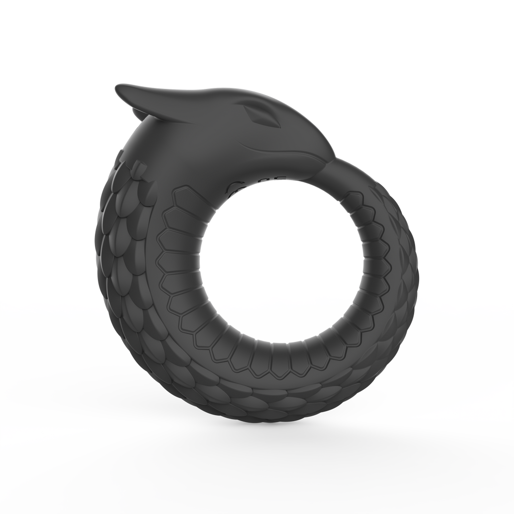 Dragon Scale Vibrating Cock Ring