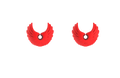Angel Nipple Clamps with Wireless Remote
