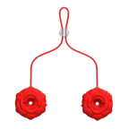 Rose Nipple Clamps with App Control