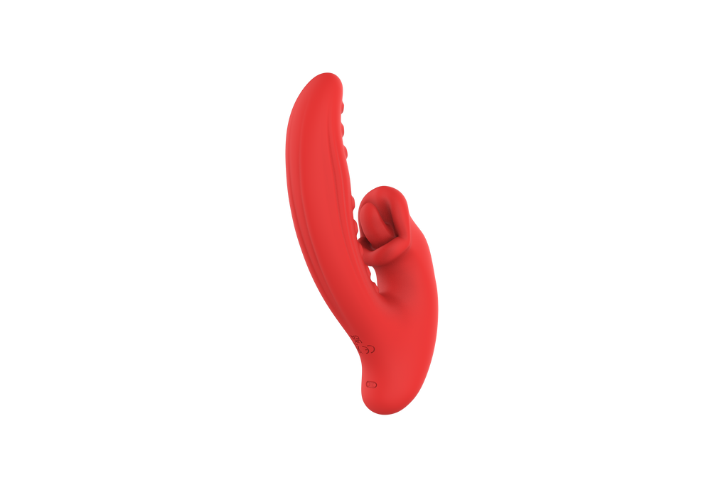 Dragon Tongue Licking Vibrating Wand - Red