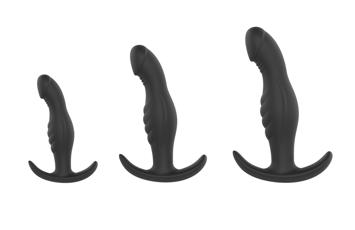 Front-High Anal Plug Set