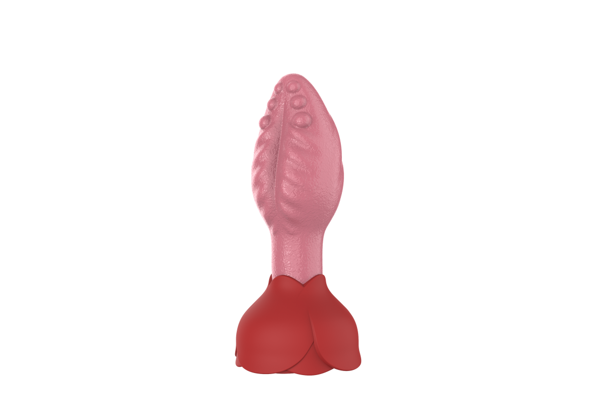 Dual-Control Rose Swinging Anal Plug