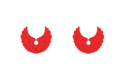Angel Nipple Clamps with Wireless Remote