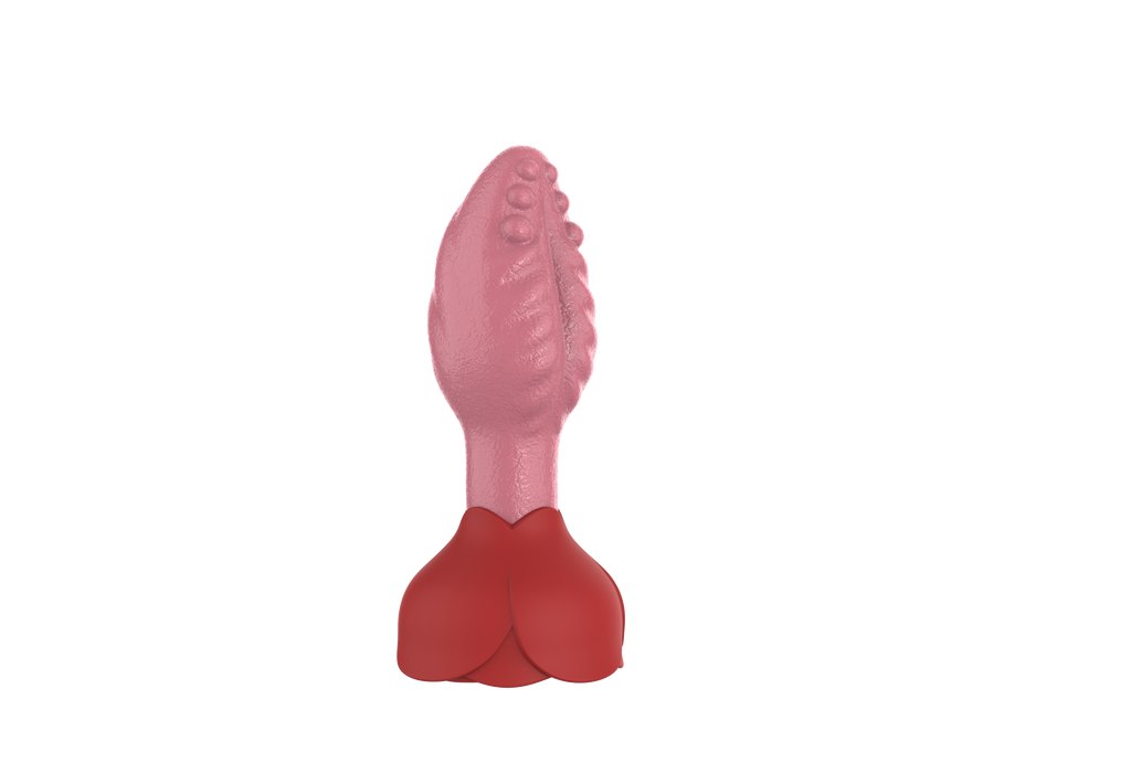Dual-Control Rose Swinging Anal Plug