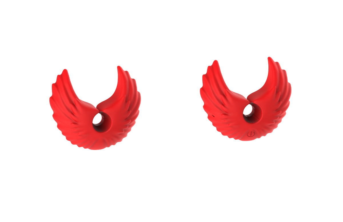 Angel Nipple Clamps with Wireless Remote