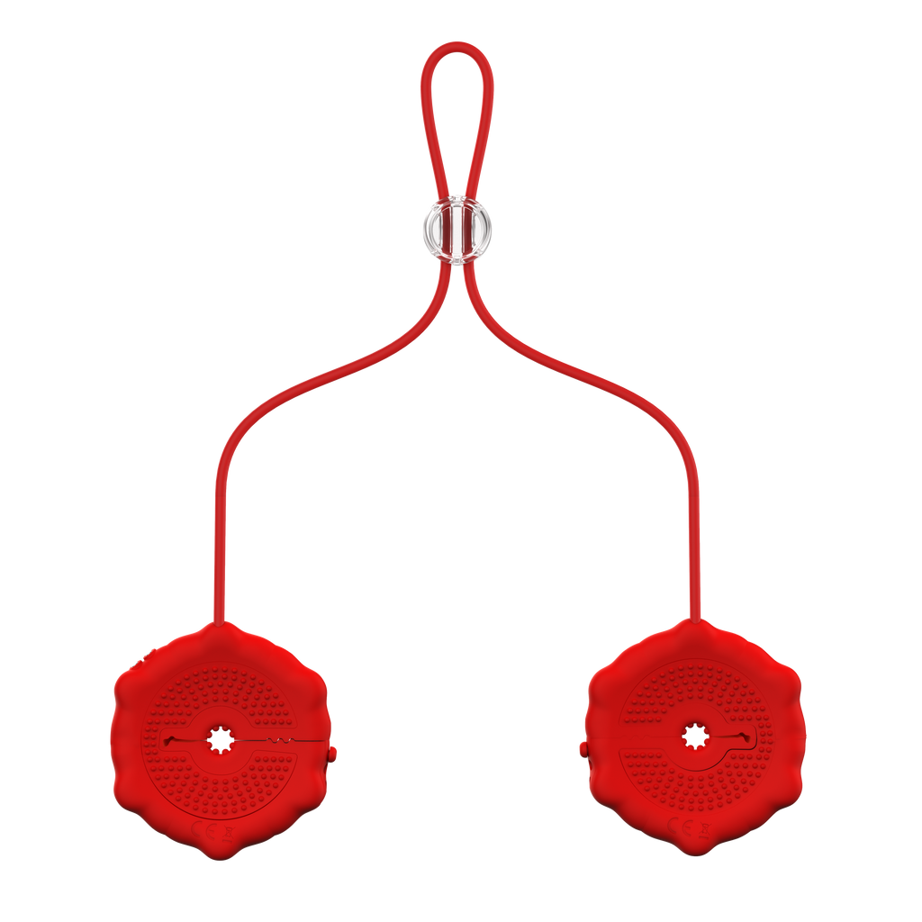 Rose Nipple Clamps with App Control