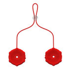 Rose Nipple Clamps with App Control
