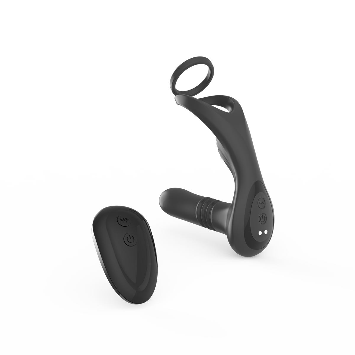 Dual-Ring Perineal Prostate Massager