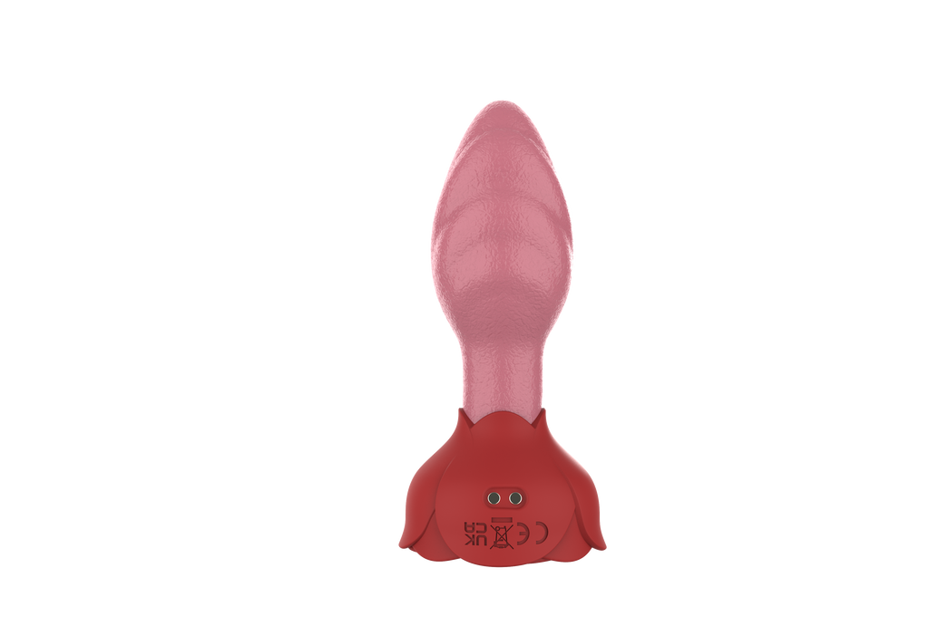 Dual-Control Rose Swinging Anal Plug