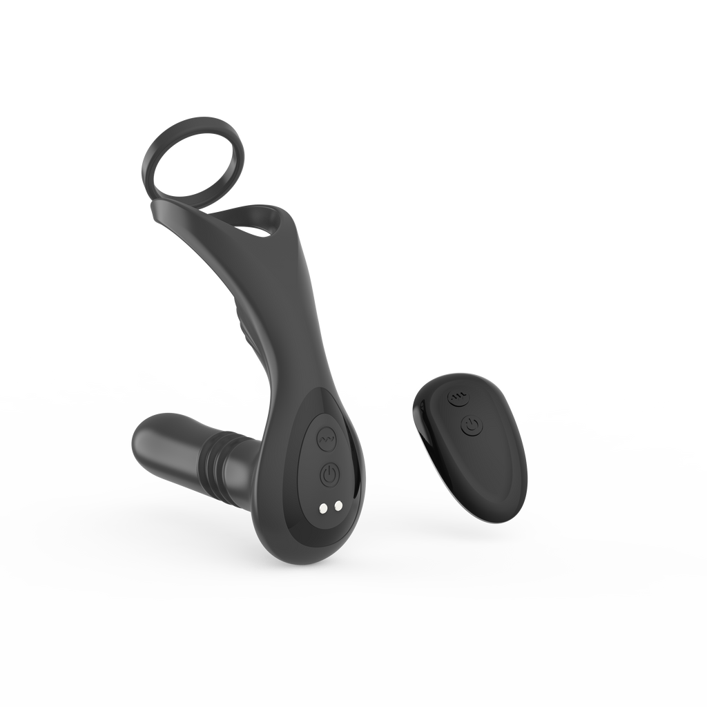 Dual-Ring Perineal Prostate Massager