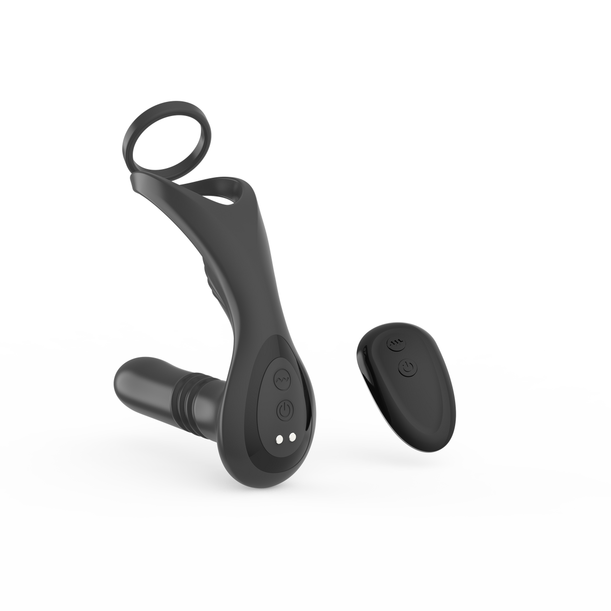 Dual-Ring Perineal Prostate Massager