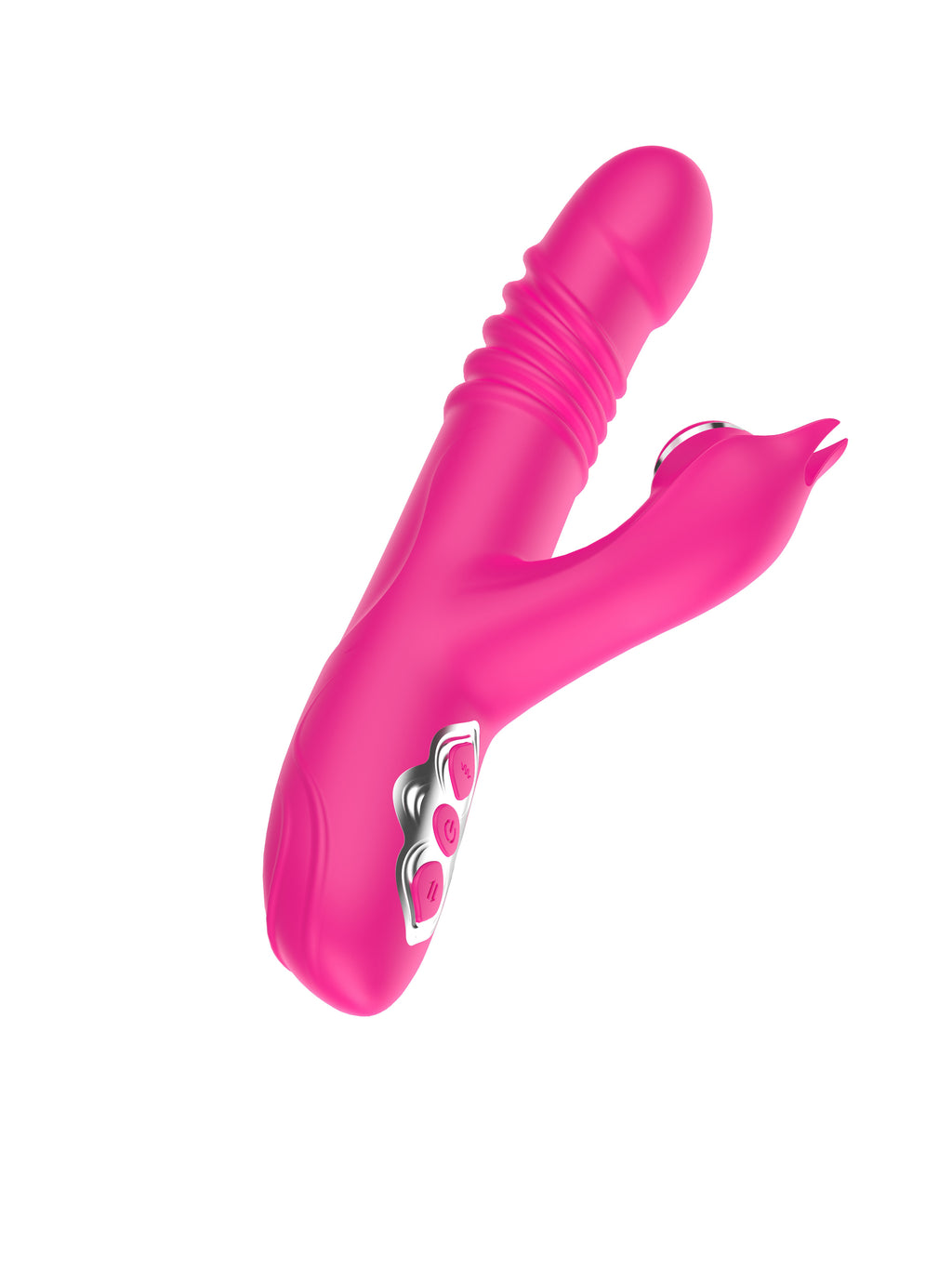 Tina Retractable Vibrating Wand - Rose Pink