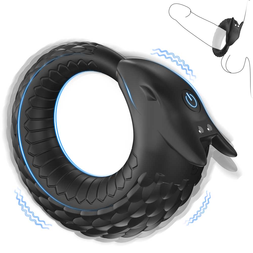 Dragon Scale Vibrating Cock Ring