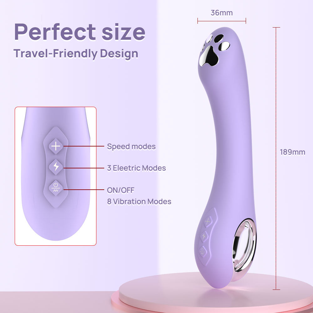 Cat Paw Electric Shock Vibrating Wand