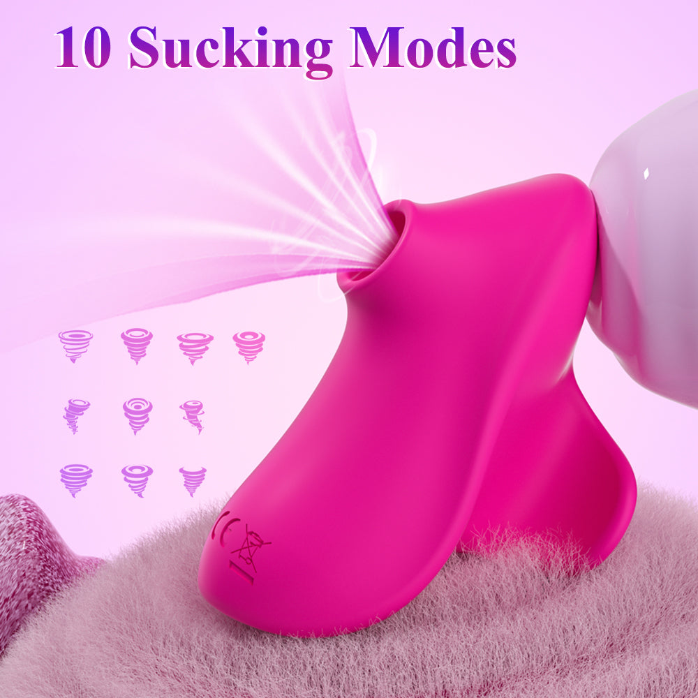 Finger Sucking Massager - Rose Pink