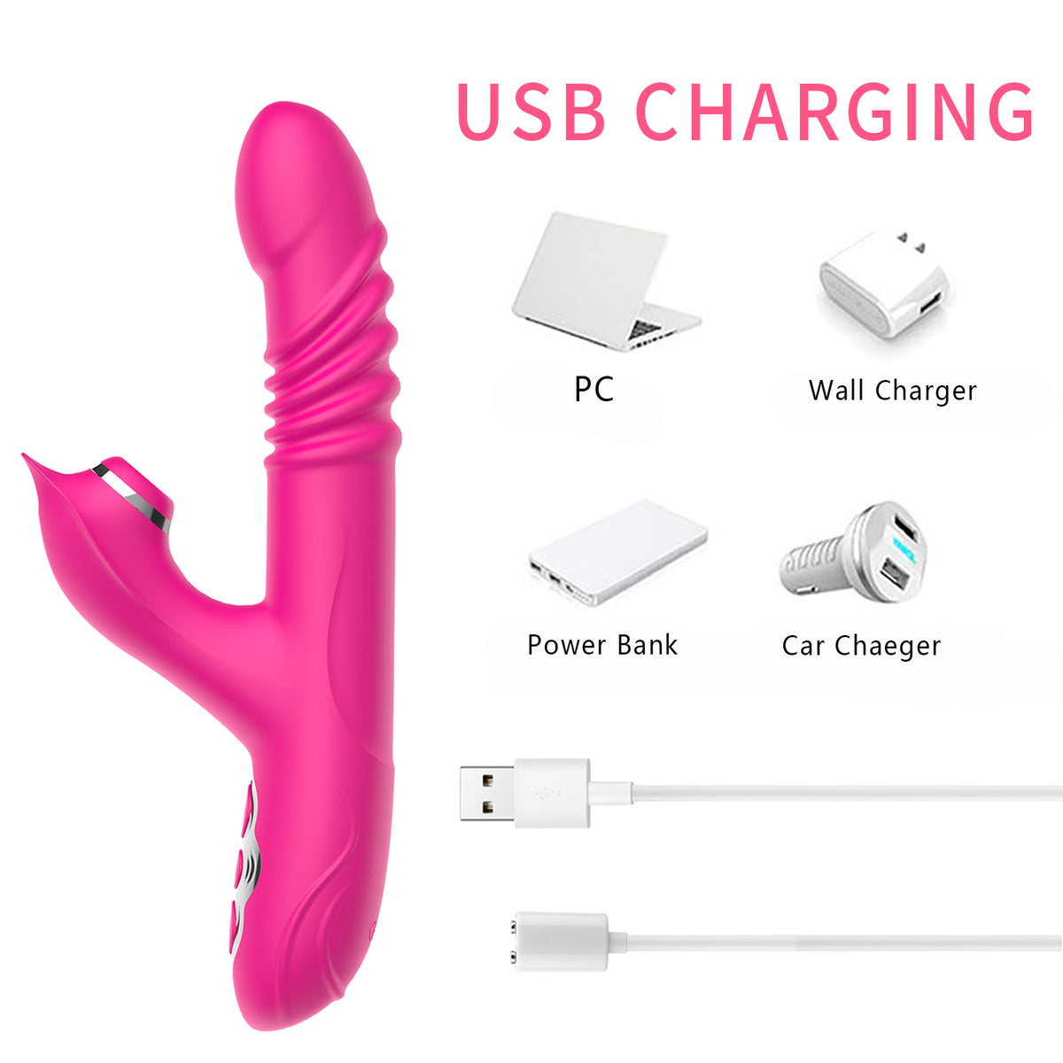 Tina Retractable Vibrating Wand