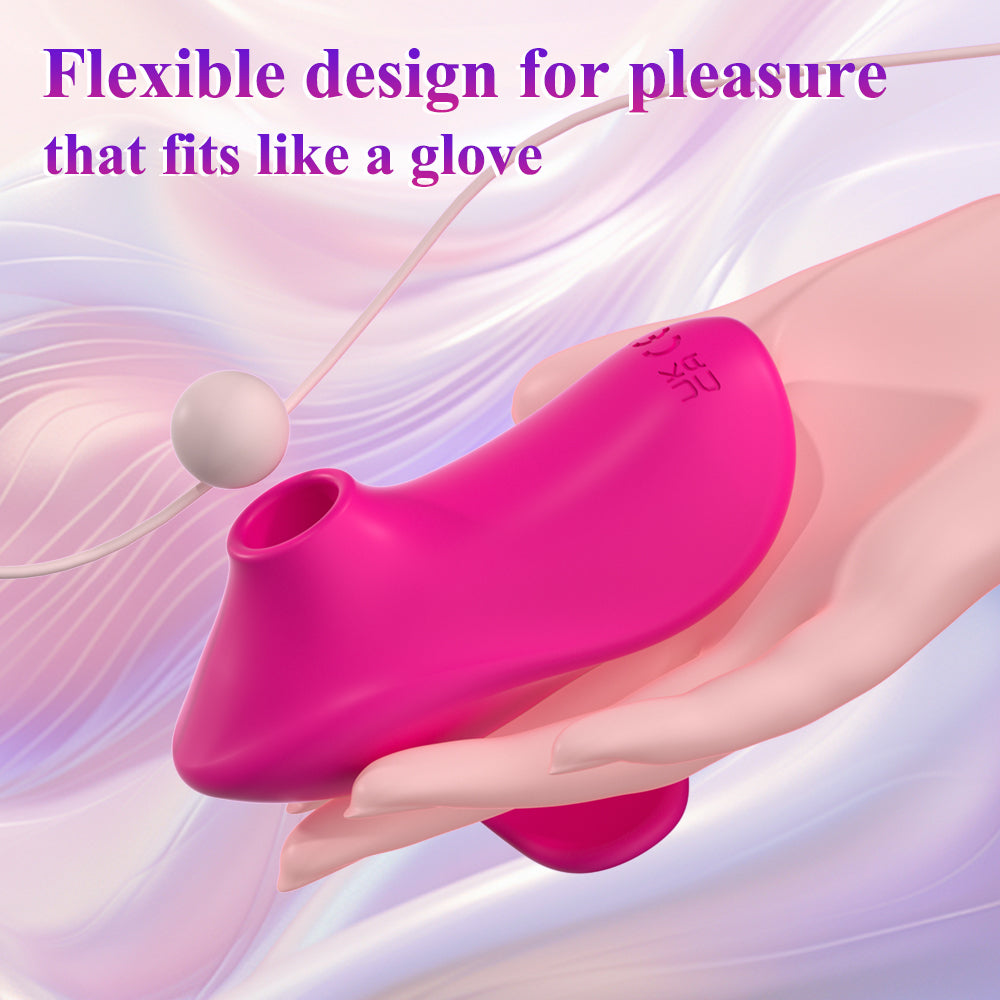 Finger Sucking Massager - Rose Pink