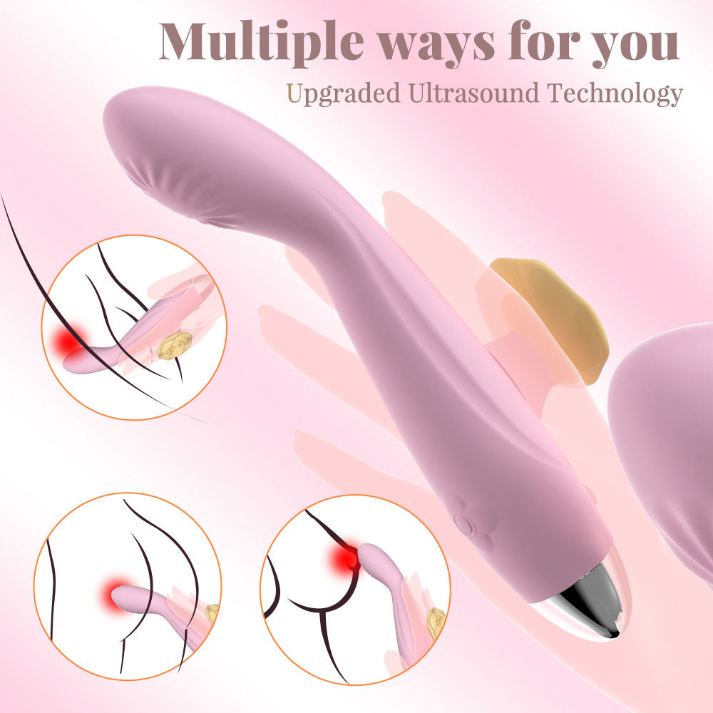 Rose Finger-Motion Wand - Pink