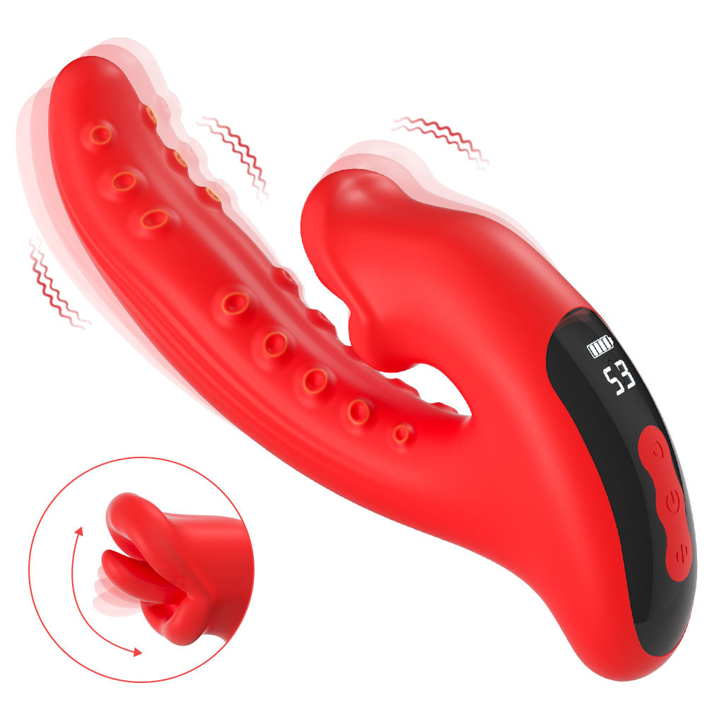 Dragon Tongue Licking Vibrating Wand