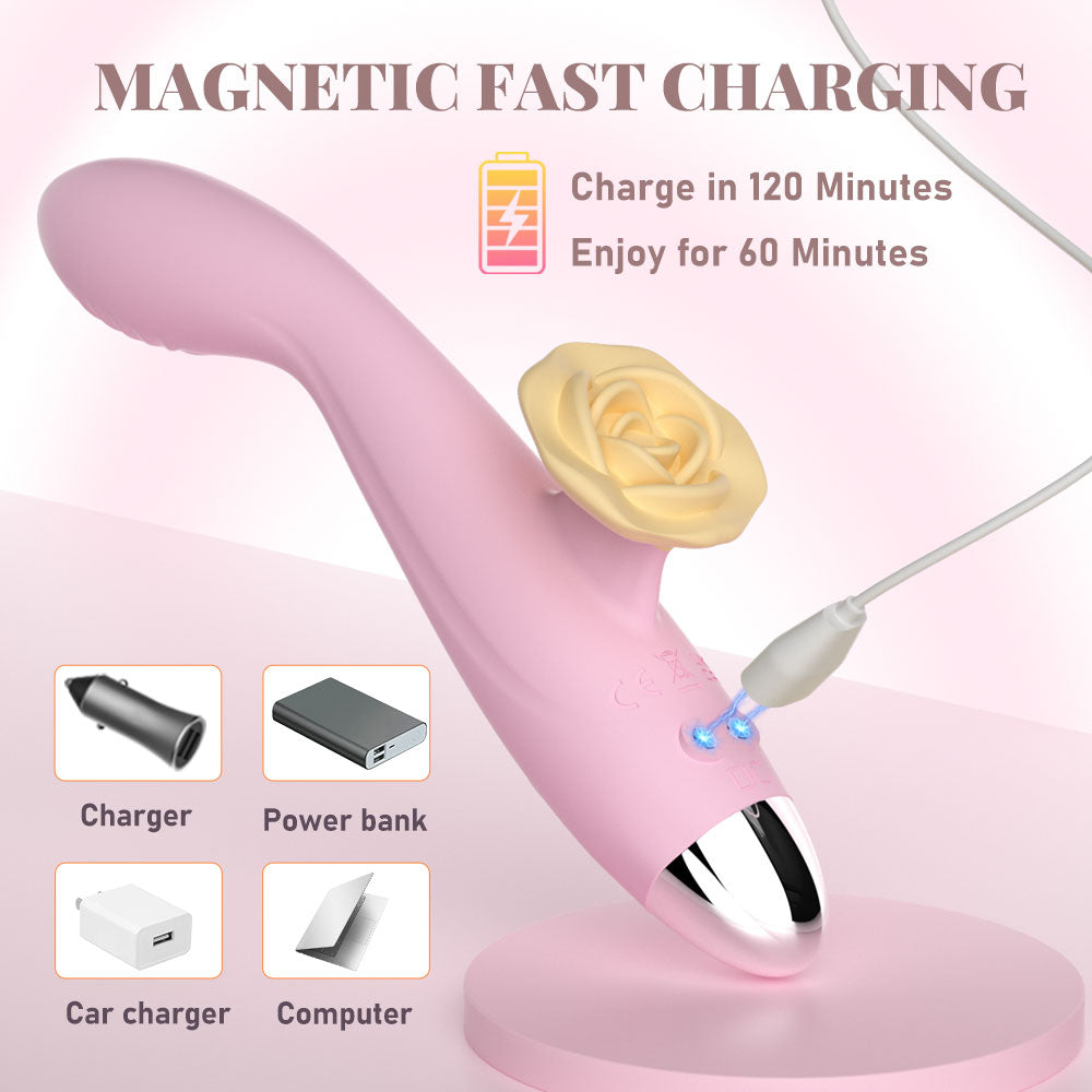 Rose Finger-Motion Wand - Pink