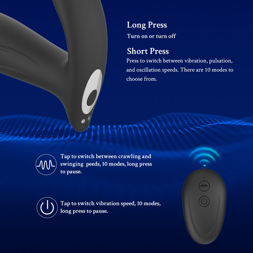 Scottie Vibrating Prostate Massager with Remote
