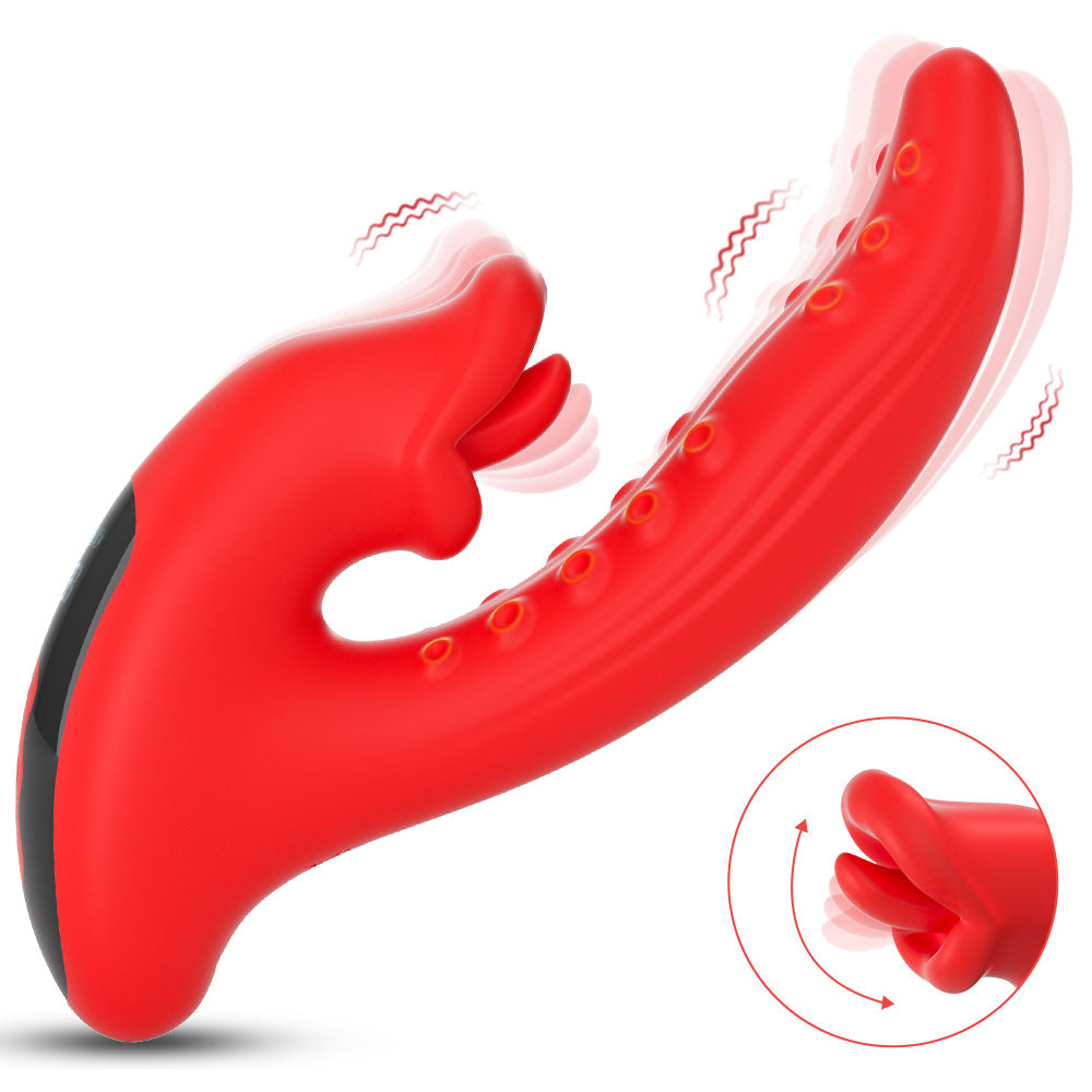 Dragon Tongue Licking Vibrating Wand