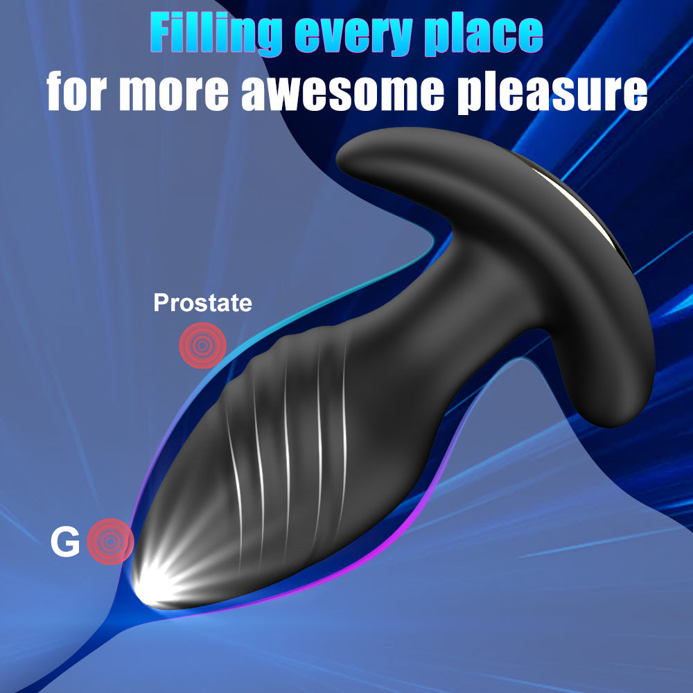 Dual-Motor Swinging Anal Plug
