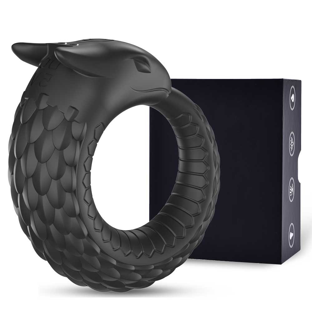 Dragon Scale Vibrating Cock Ring