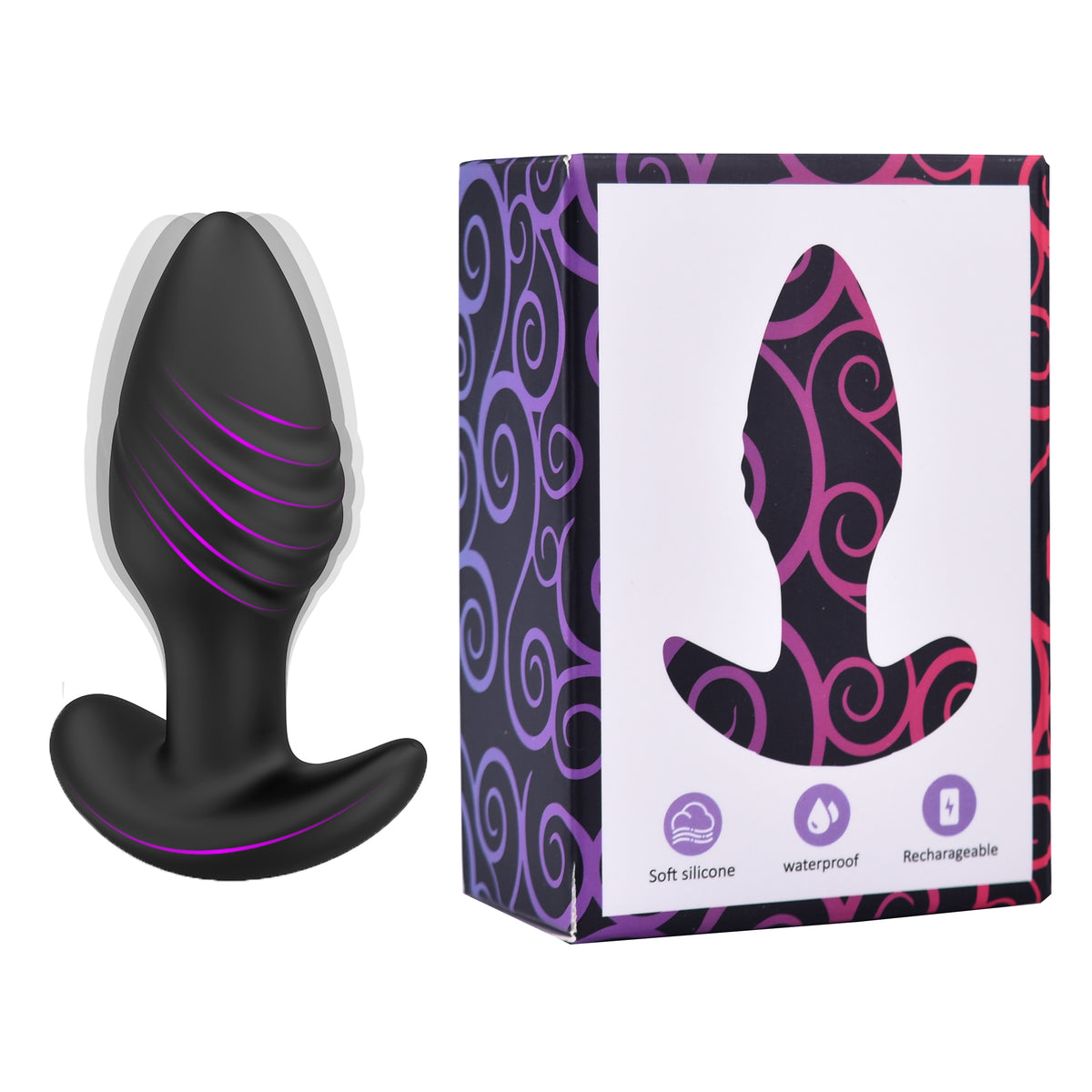 Dual-Motor Swinging Anal Plug