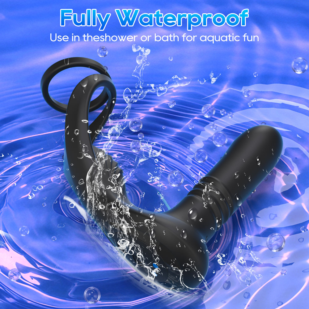 Dual-Ring Perineal Prostate Massager