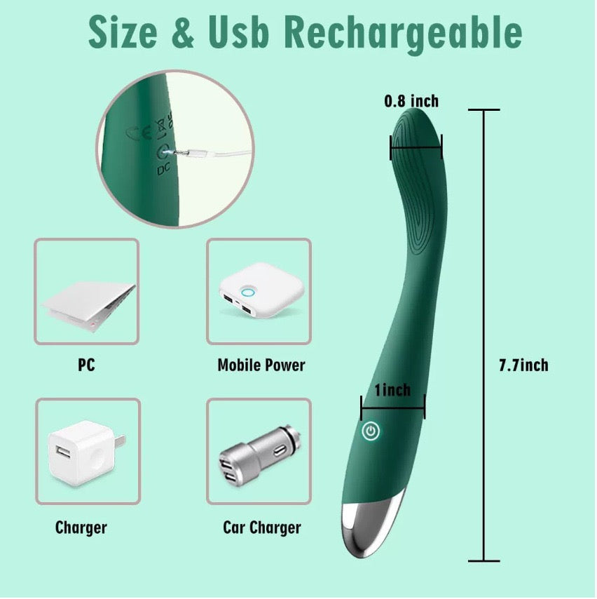 Compact Finger Massager with 7 Comfort Modes