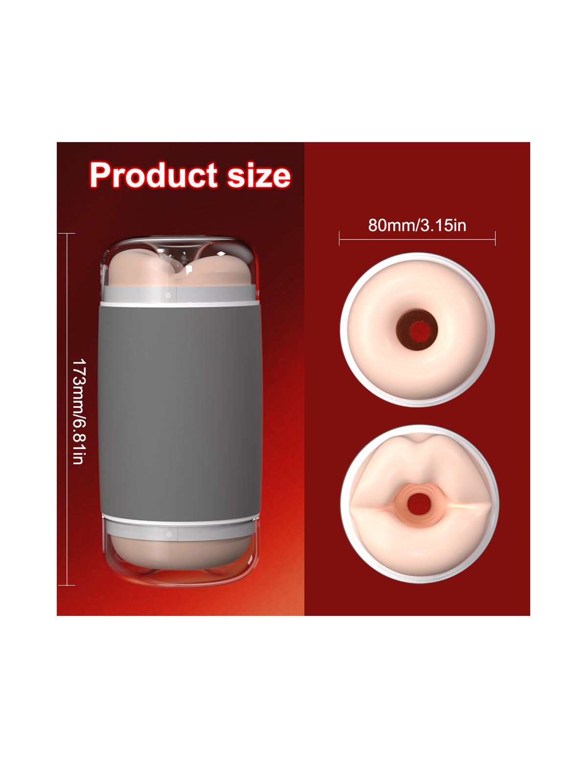 Finger-Soft male masturbator product detail image 1