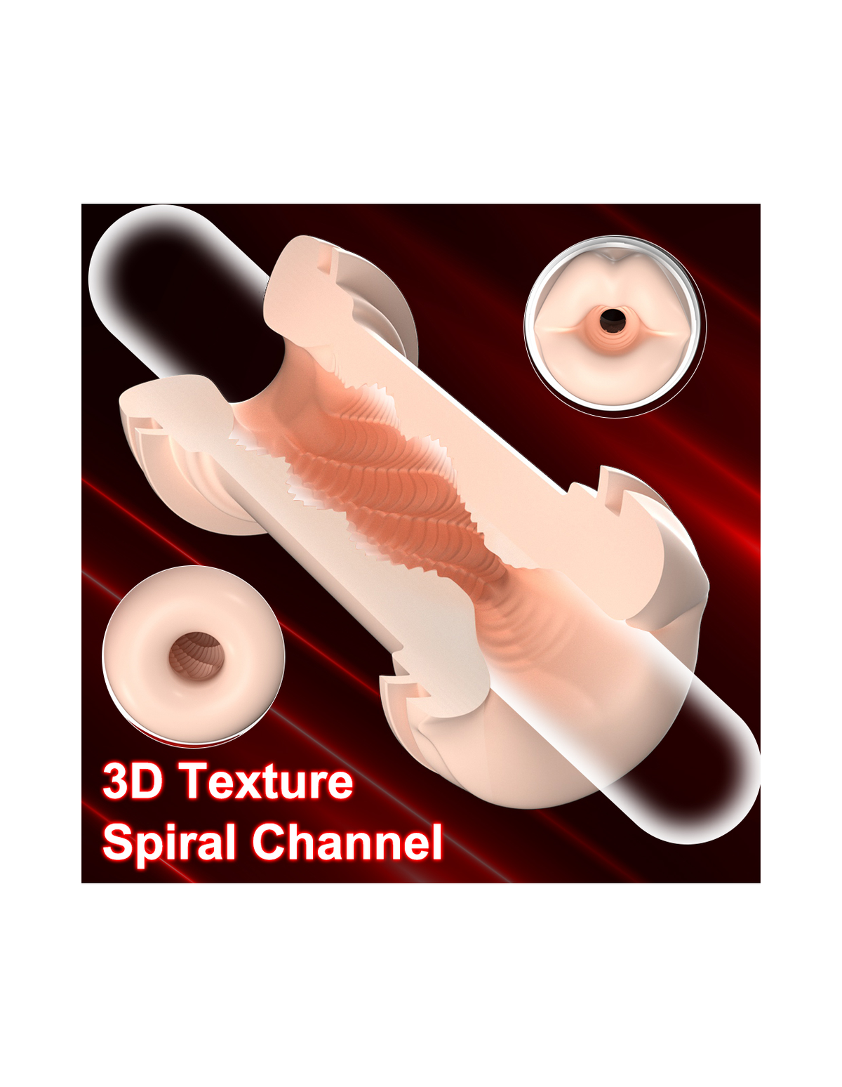 Finger-Soft male masturbator product detail image 3