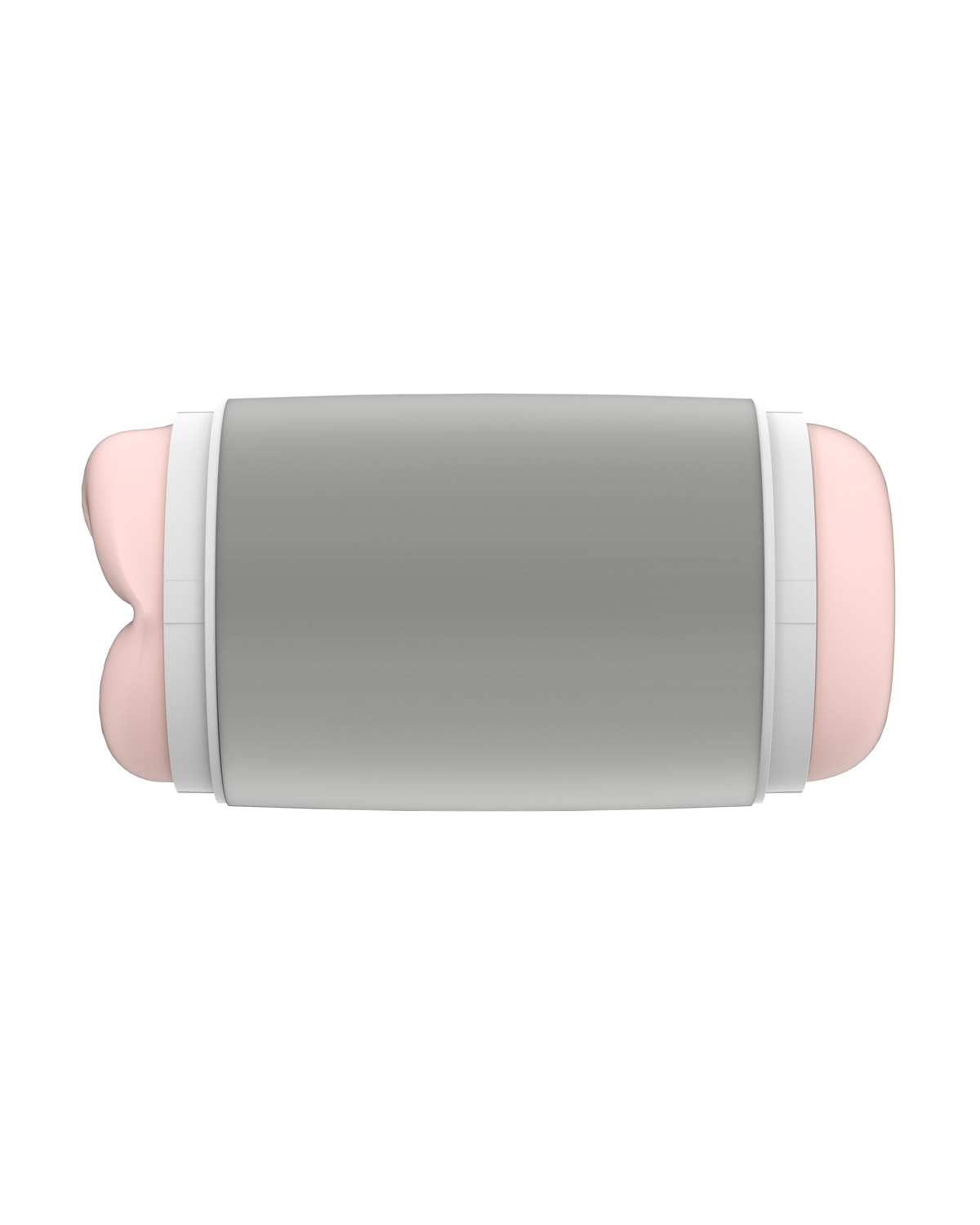 Finger-Soft gray dual-entry male masturbator, alternate view 3