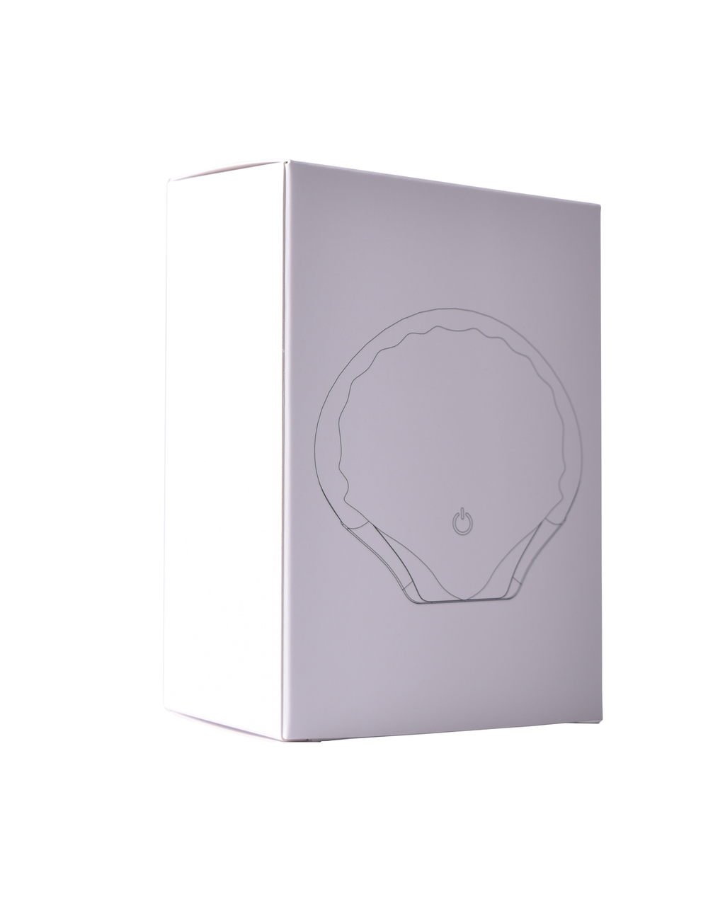 Shell-shaped male masturbator product packaging