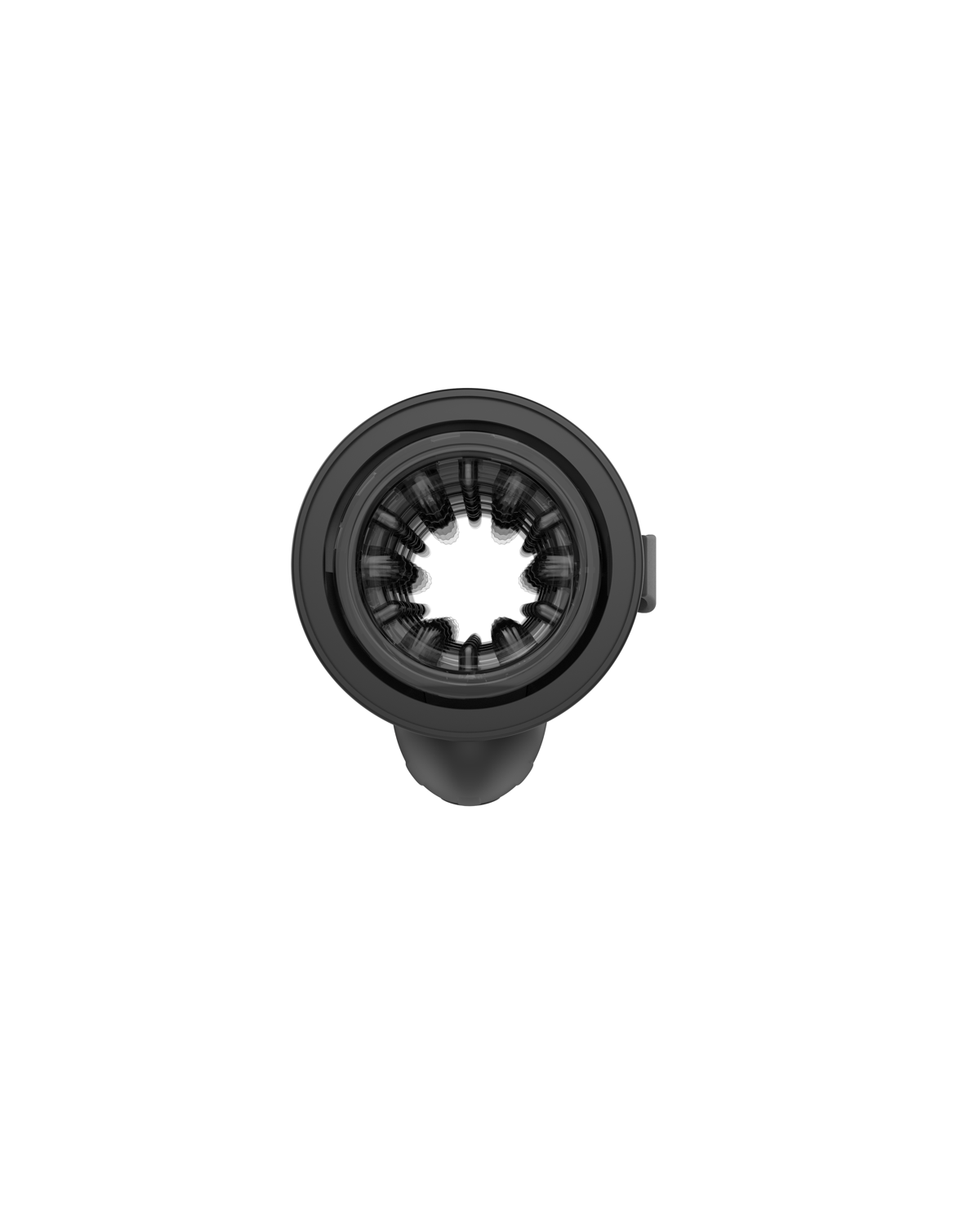 DiveCup rotating telescoping male masturbator in Black, alternate view 4