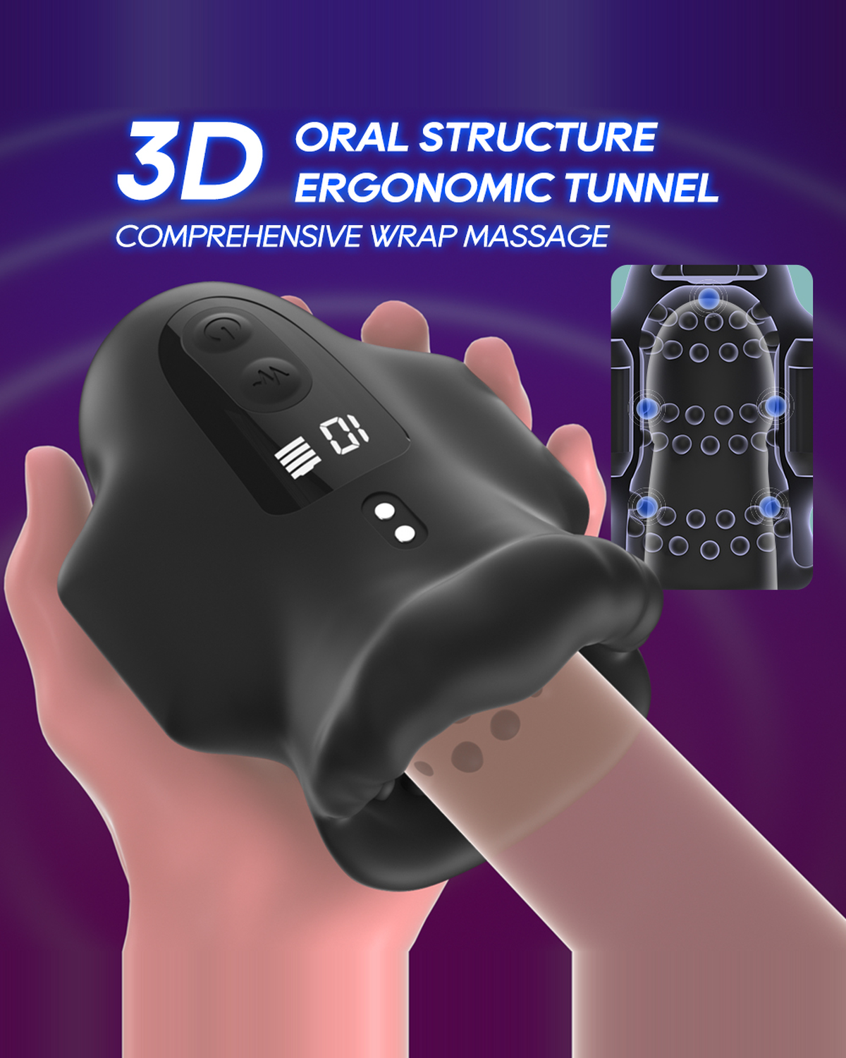 Lip-Shaped male masturbator product detail image 5