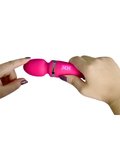 Yimei personal massager, front view Rose Pink