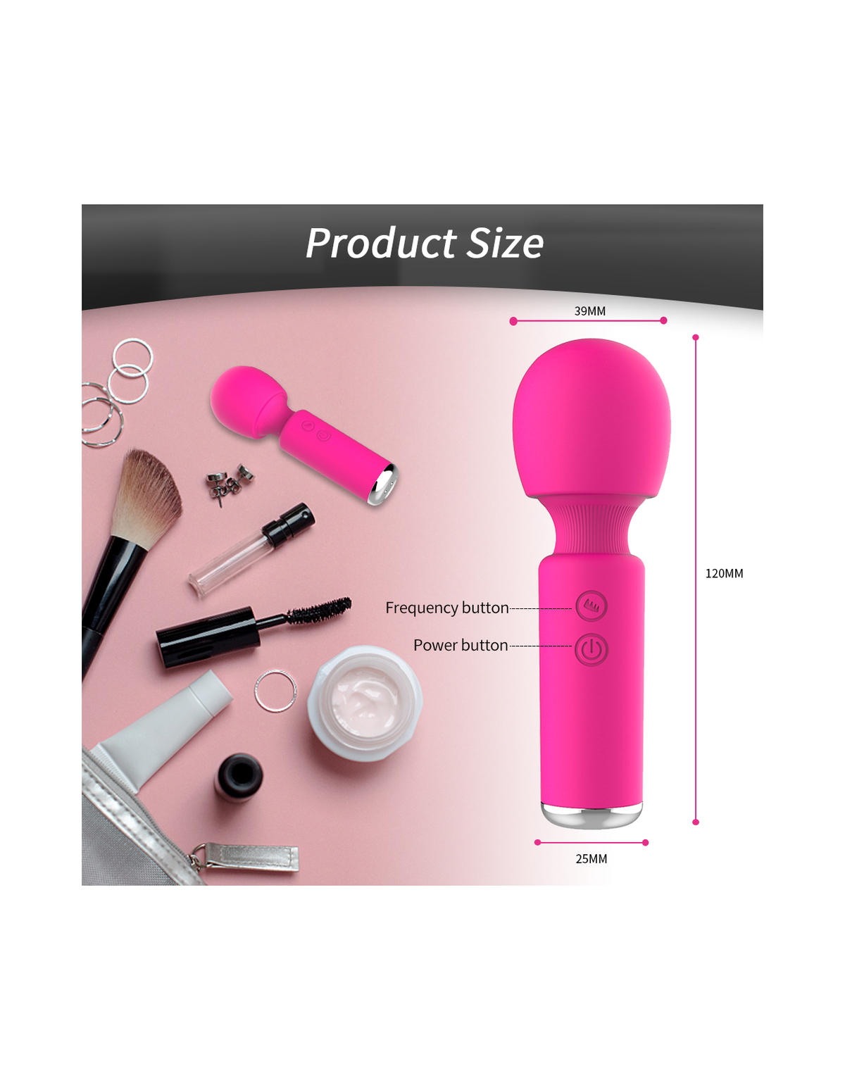 TideWand mini wand vibrator product detail image 4