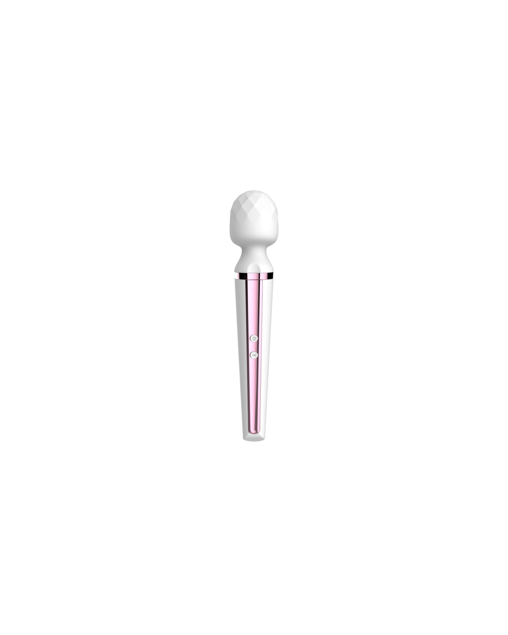 MicTouch rechargeable massage wand in White, front view