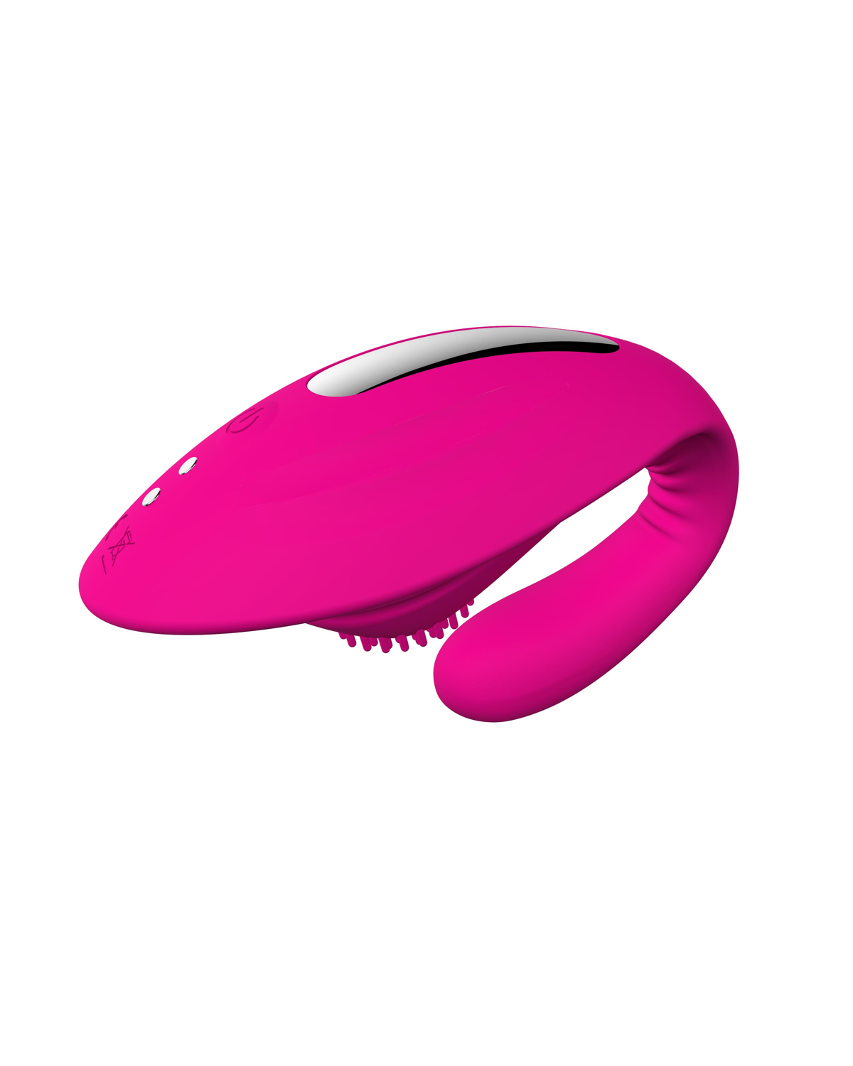 ShellWear wearable strap-on vibrator in Rose Pink, alternate view 5