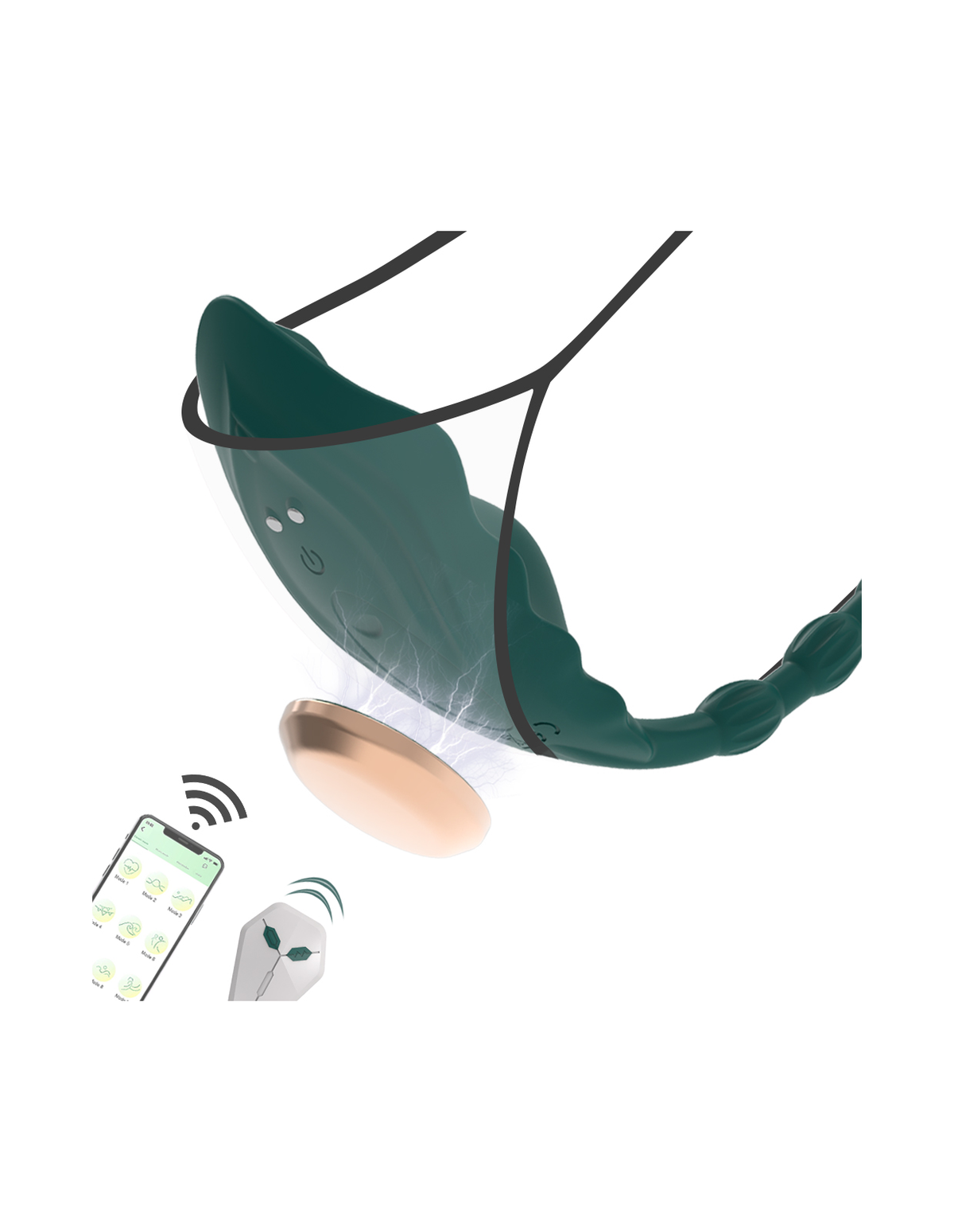 HoneyWear wearable vibrator product detail image 1